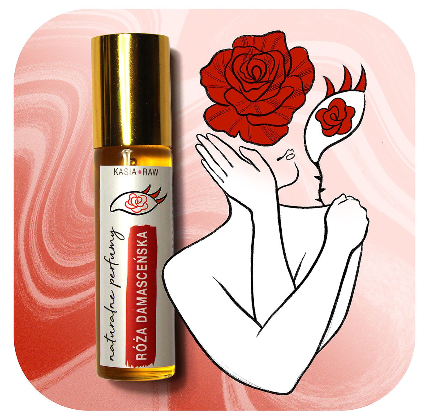 naturalne perfumy róża damasceńska