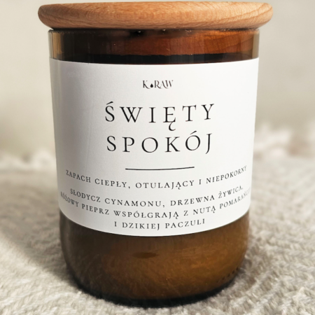 Naturalna Świeca Sojowa Święty Spokój