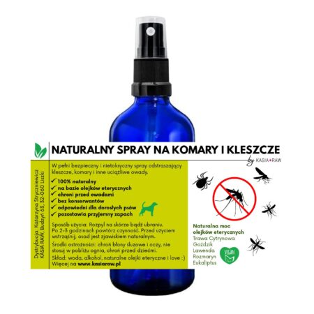 NATURALNY SPRAY NA KOMARY I KLESZCZE